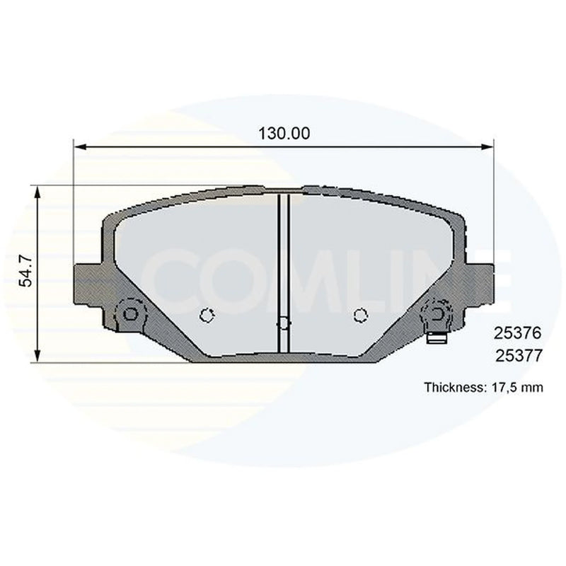 Comline Rear Brake Pad Set CBP36102