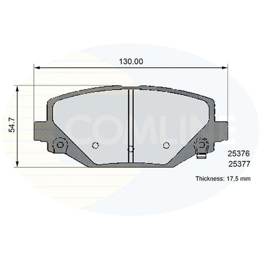 Comline Rear Brake Pad Set CBP36102