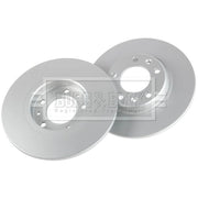 Borg & Beck 2 x Solid Rear Brake Discs BBD5350
