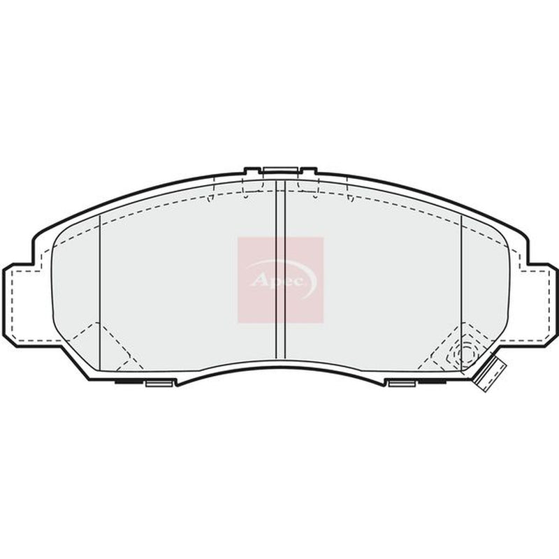 Apec Front Brake Pad Set PAD1187