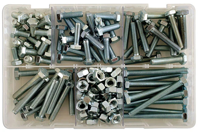 Connect Assorted M8 x 1.25 Bolts & Nuts 154pc - CPL