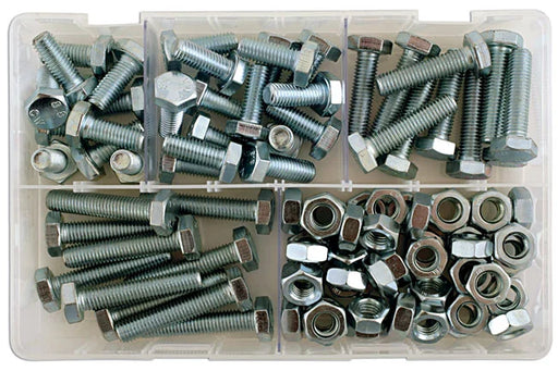 Connect Assorted M10 Bolts & Nuts Box 88pc - CPL