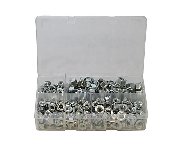 Connect Assorted Metric Flange Nuts Box 225pc - CPL