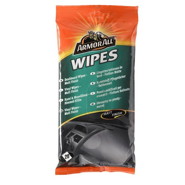 Armorall Dashboard Wipes - Matt Finish - Pack Of 20 - 35020ML