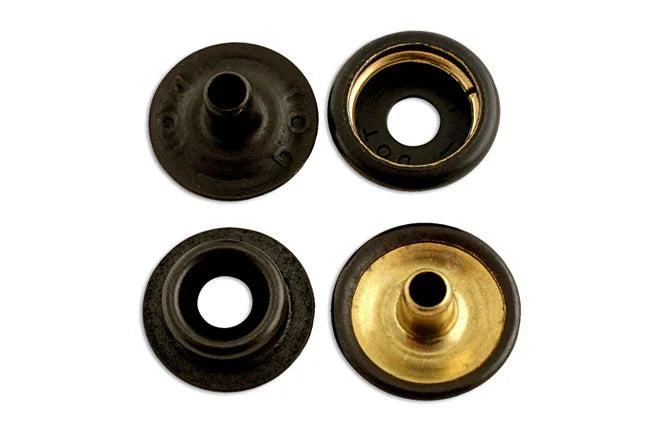 Connect Durable Dot Set 15mm Black 10pc - CPL