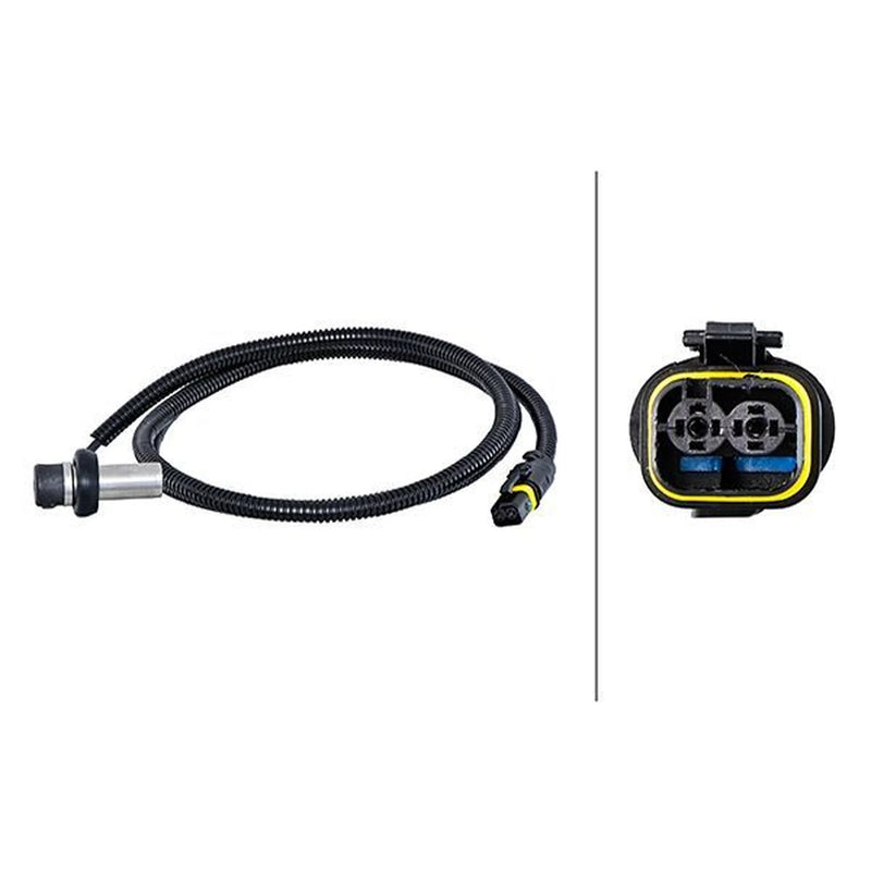 Hella ABS Wheel Speed Sensor Front Right 6PU 230 048-501