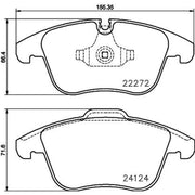 Mintex Front Brake Pad Set MDB3835