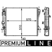 Mahle Engine Radiator CR 1965 000P