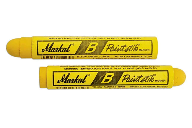 Connect Tyre Marker Pens-Yellow 12pc - CPL