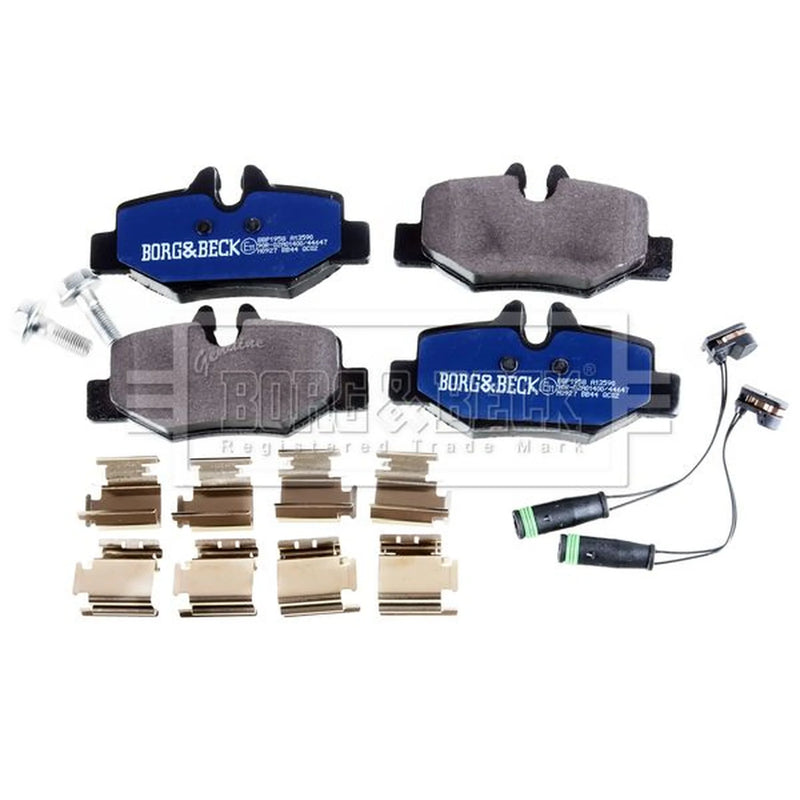Borg & Beck 4 x Rear Brake Pad Set BBP1958