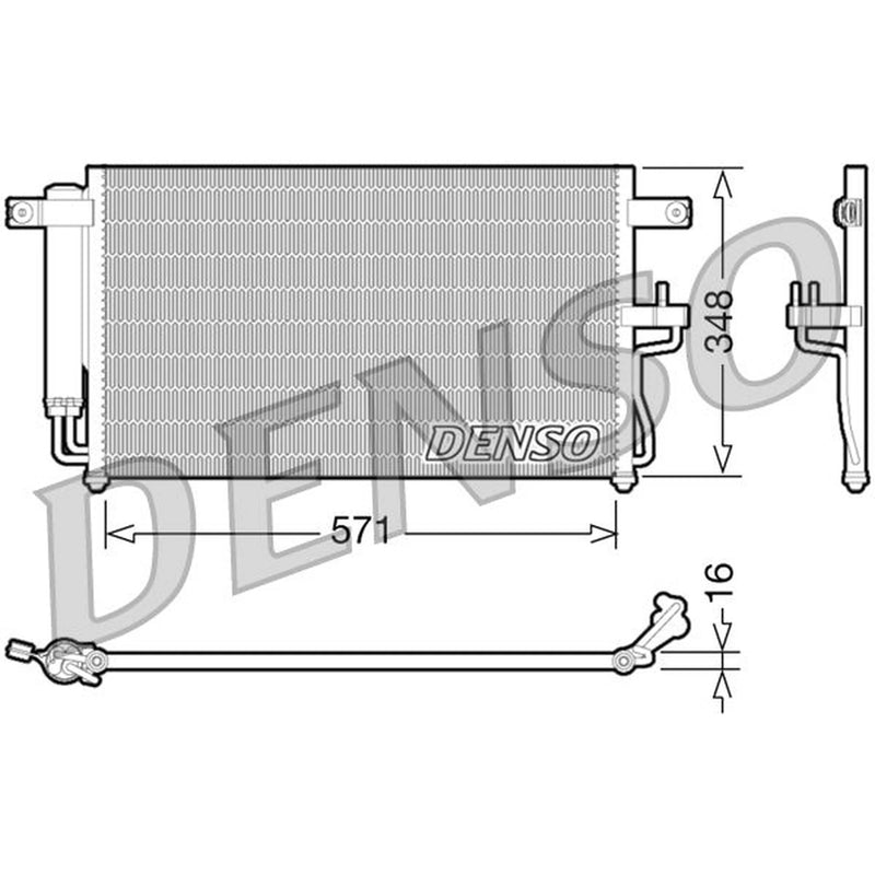 Denso Air Conditioning Condenser DCN41001
