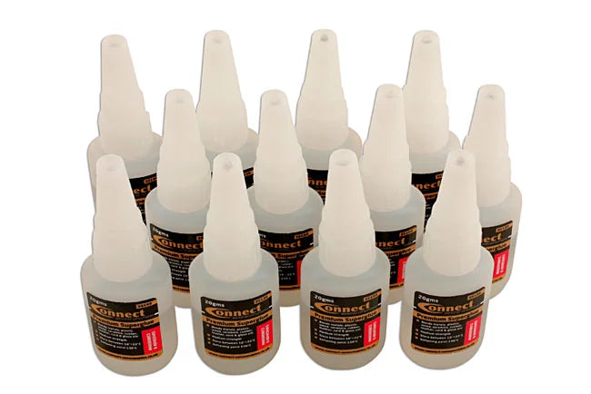 Connect Premium Superglue, Clear 20g 12pc - CPL