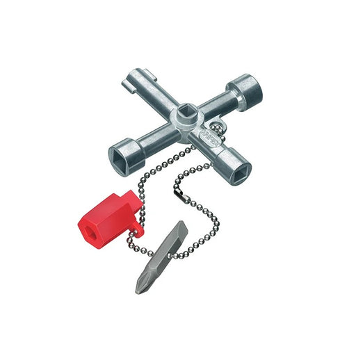 KNIPEX 00 11 03 Standard 7 Way Cabinet Control Key - 00 11 03