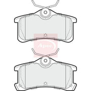 Apec Rear Brake Pad Set PAD1354