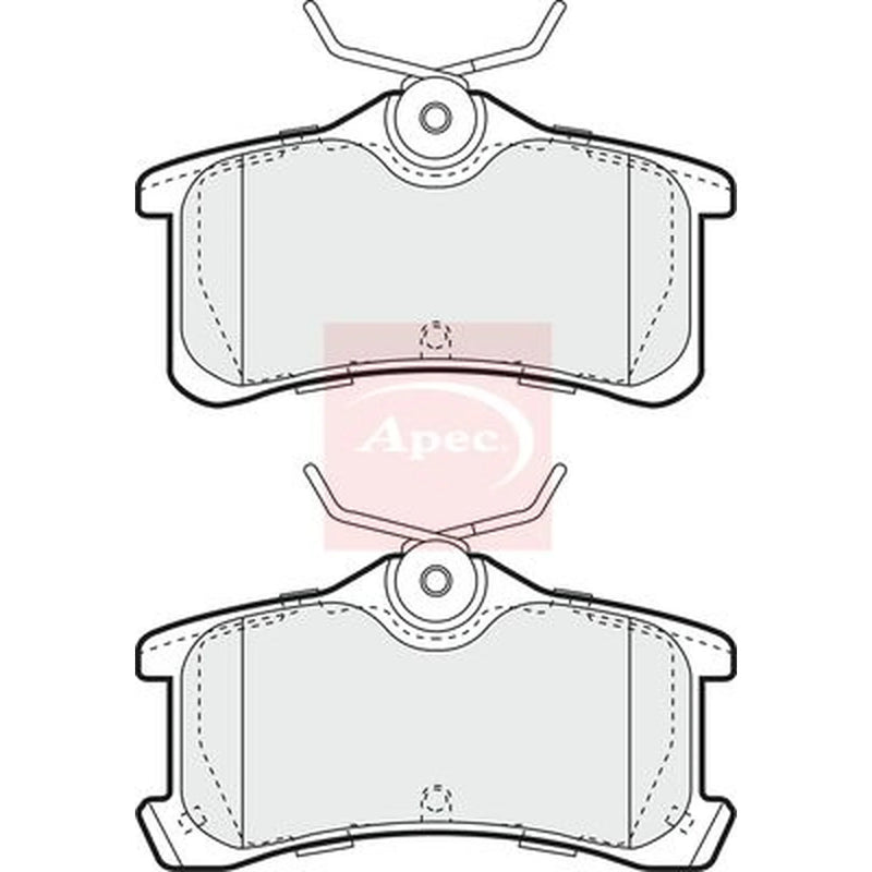 Apec Rear Brake Pad Set PAD1354