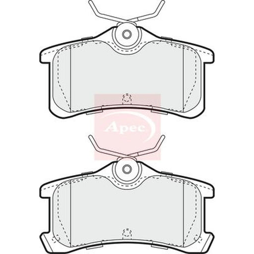 Apec Rear Brake Pad Set PAD1354