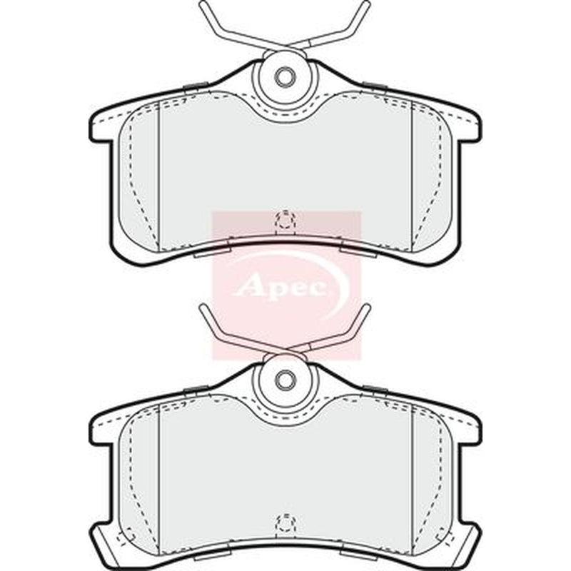 Apec Rear Brake Pad Set PAD1354