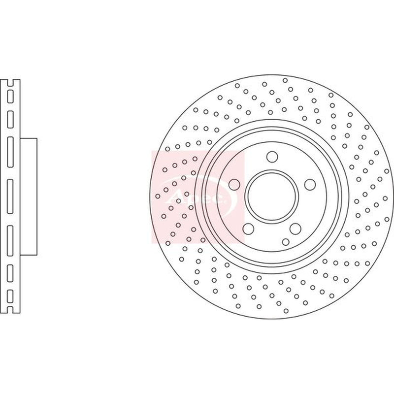 Apec 2 x / Front Brake Discs DSK3310