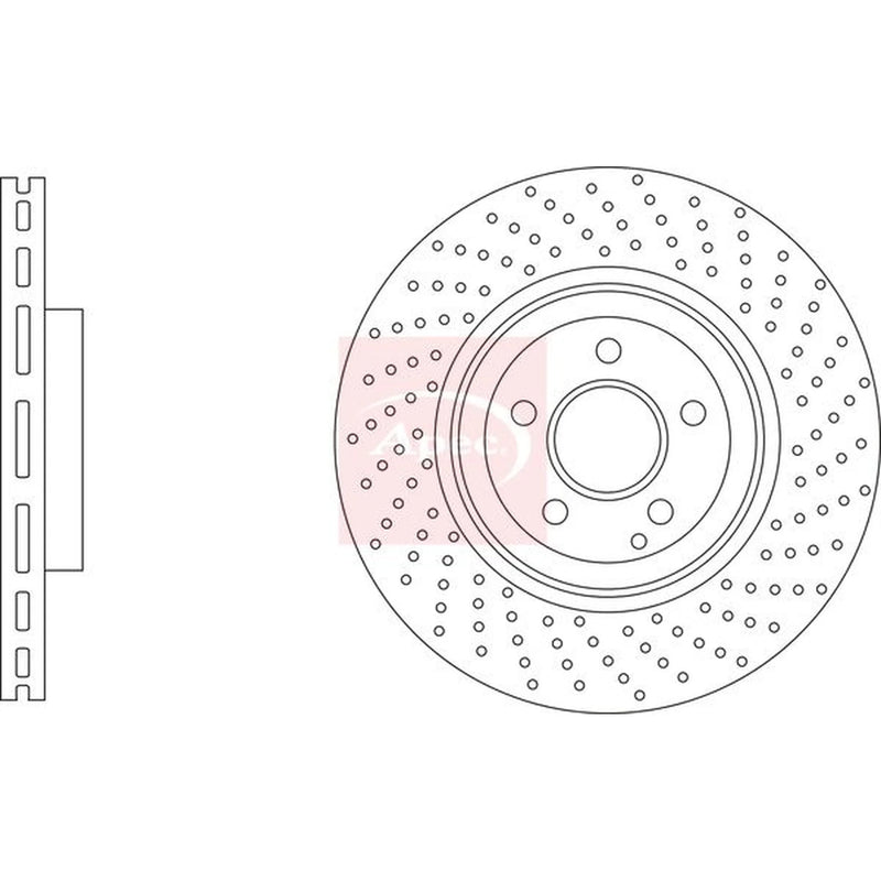 Apec 2 x / Front Brake Discs DSK3310