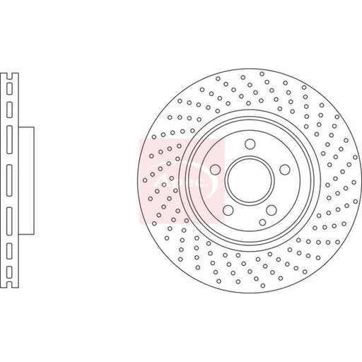 Apec 2 x / Front Brake Discs DSK3310