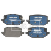 Borg & Beck 4 x Rear Brake Pad Set BBP3008