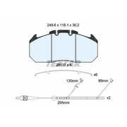 Textar Front Brake Pad Set 2913115