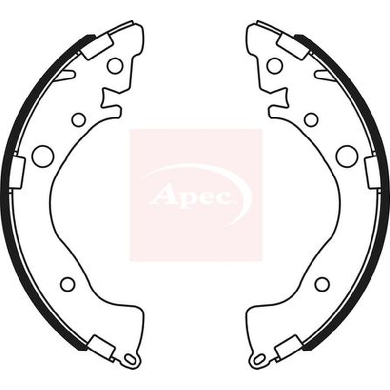 Apec Brake Shoe Set Axle Kit SHU794