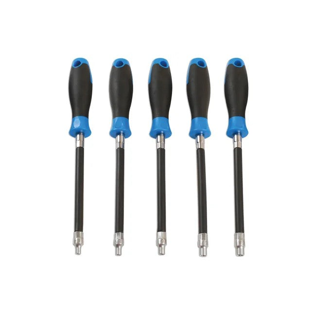Laser Tools E-Socket Flexi Driver Set 5pc - PL