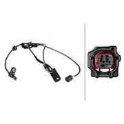 Hella ABS Wheel Speed Sensor Front 6PU 358 217-441
