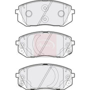 Apec Front Brake Pad Set PAD2193