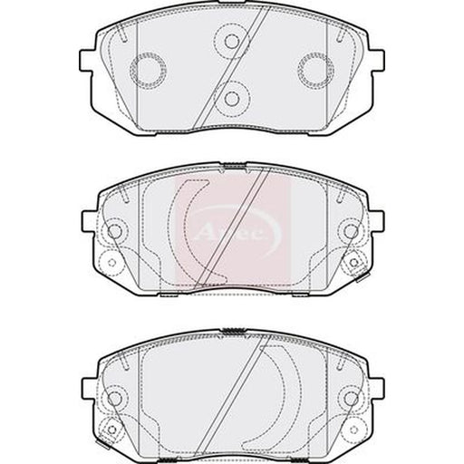 Apec Front Brake Pad Set PAD2193