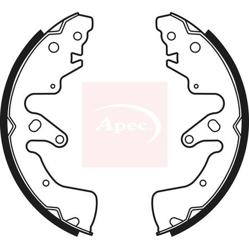 Apec Brake Shoe Set Axle Kit SHU765