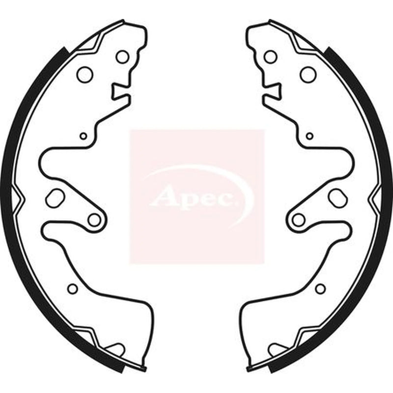 Apec Brake Shoe Set Axle Kit SHU765