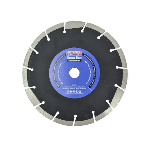 Faithfull Abrasive Diamond Blade 230 x 22.23mm - FAIDB230ABR