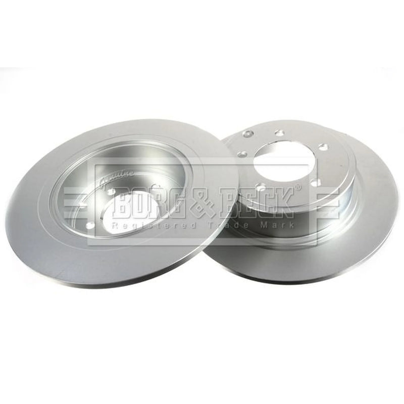 Borg & Beck 2 x Solid Rear Brake Discs BBD4820