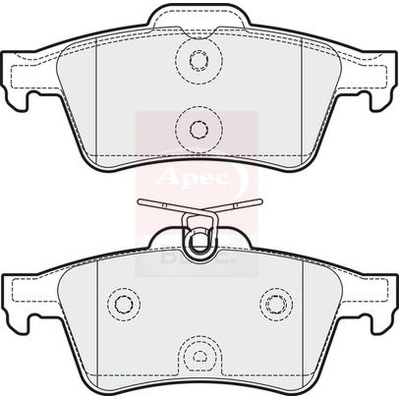 Apec Rear Brake Pad Set PD3277