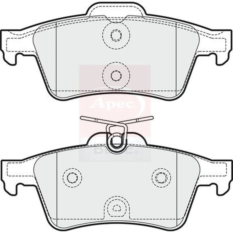 Apec Rear Brake Pad Set PD3277