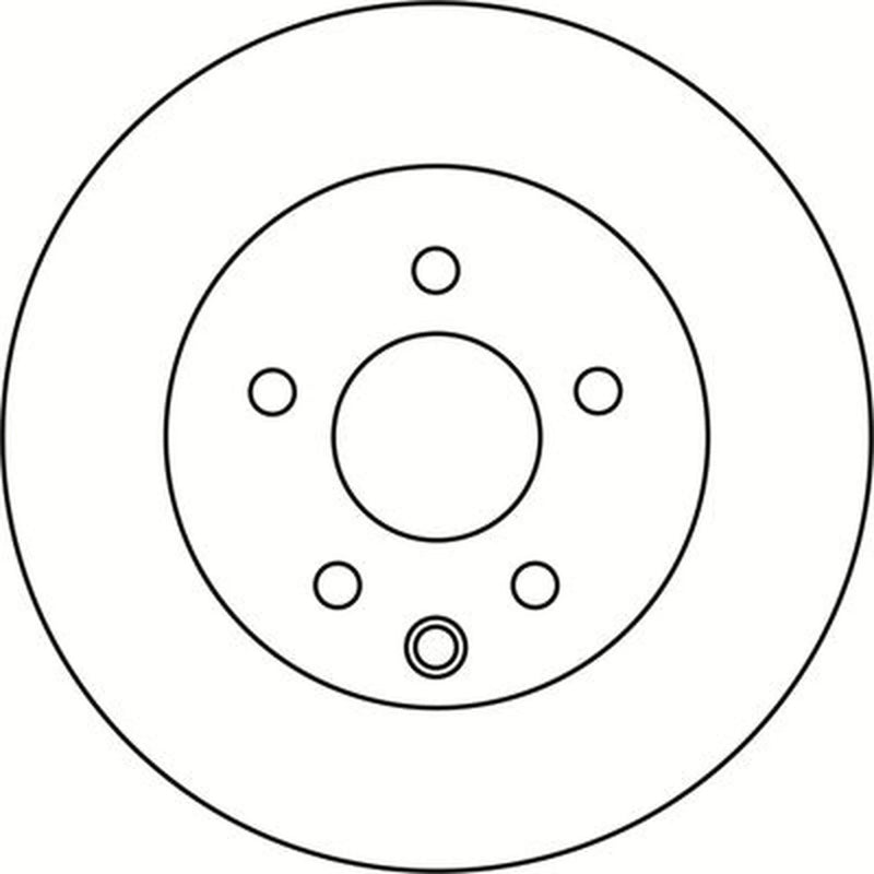 Abtex 2 x Solid Rear Brake Discs BD1479S