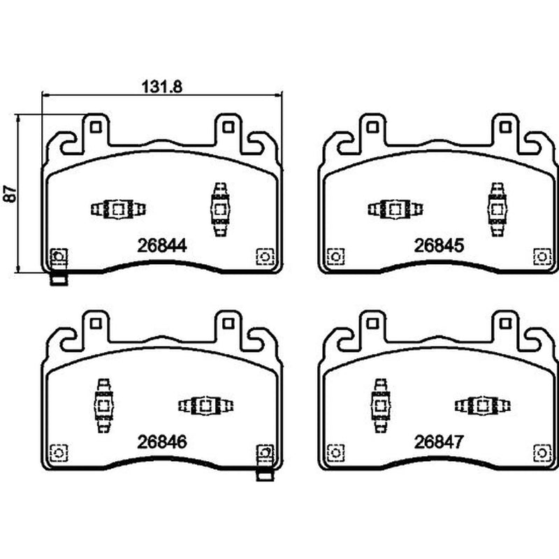 Mintex Front Brake Pad Set MDB4379