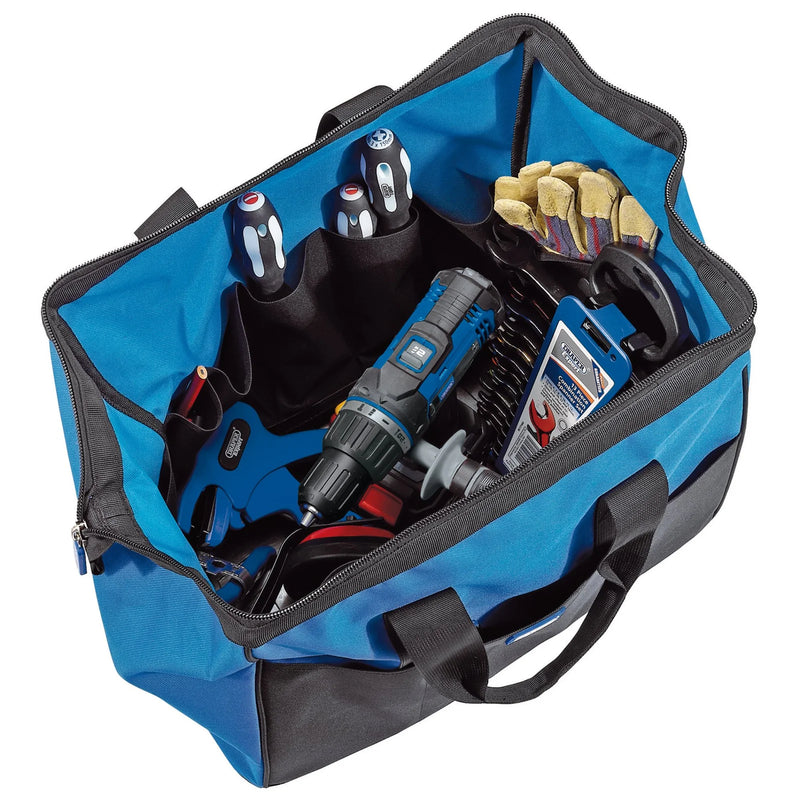 Draper Open Mouth Tool Bag 440mm with 19 Pockets