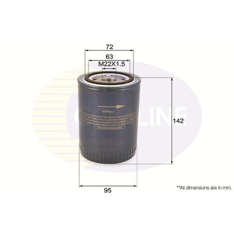 Comline Engine Oil Filter EOF222