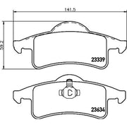 Mintex Rear Brake Pad Set MDB2154