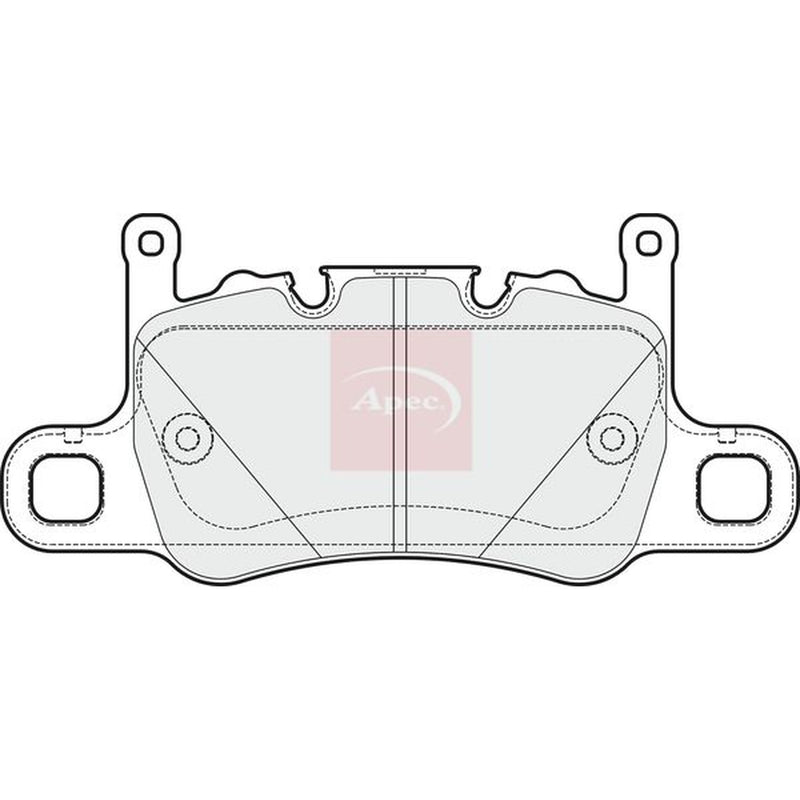 Apec Rear Brake Pad Set PAD2022
