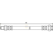 NAPA Brake Hydraulic Hose Line Rear NBH1414