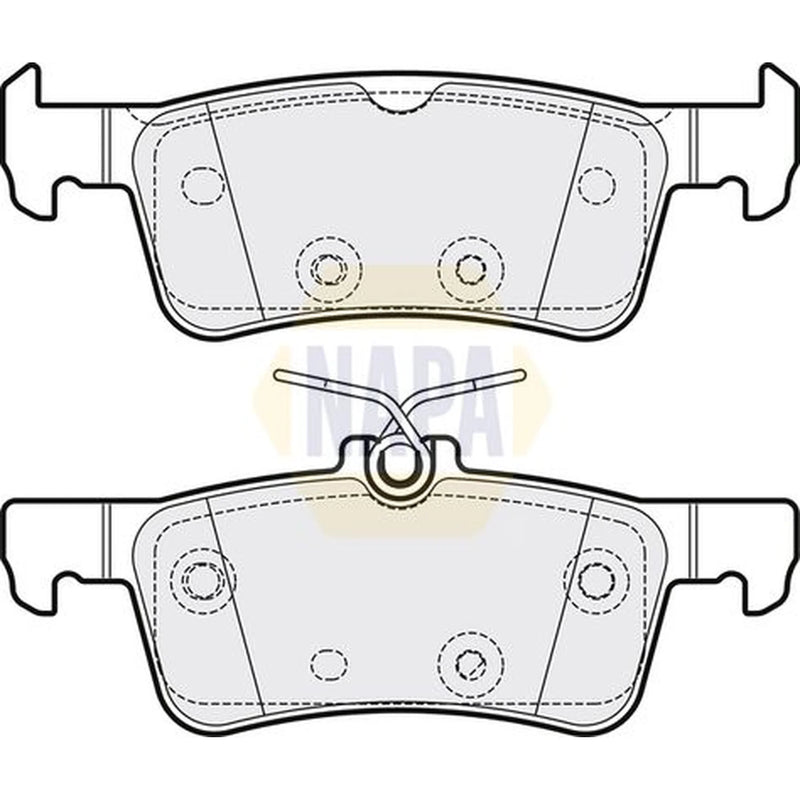 NAPA Rear Brake Pad Set NBP1644