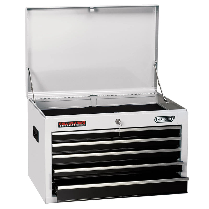 Draper Tool Chest 5 Drawer 26" White