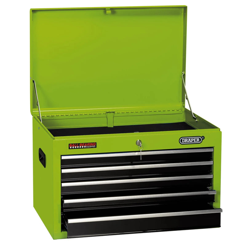 Draper Tool Chest 5 Drawer 26" Steel Green