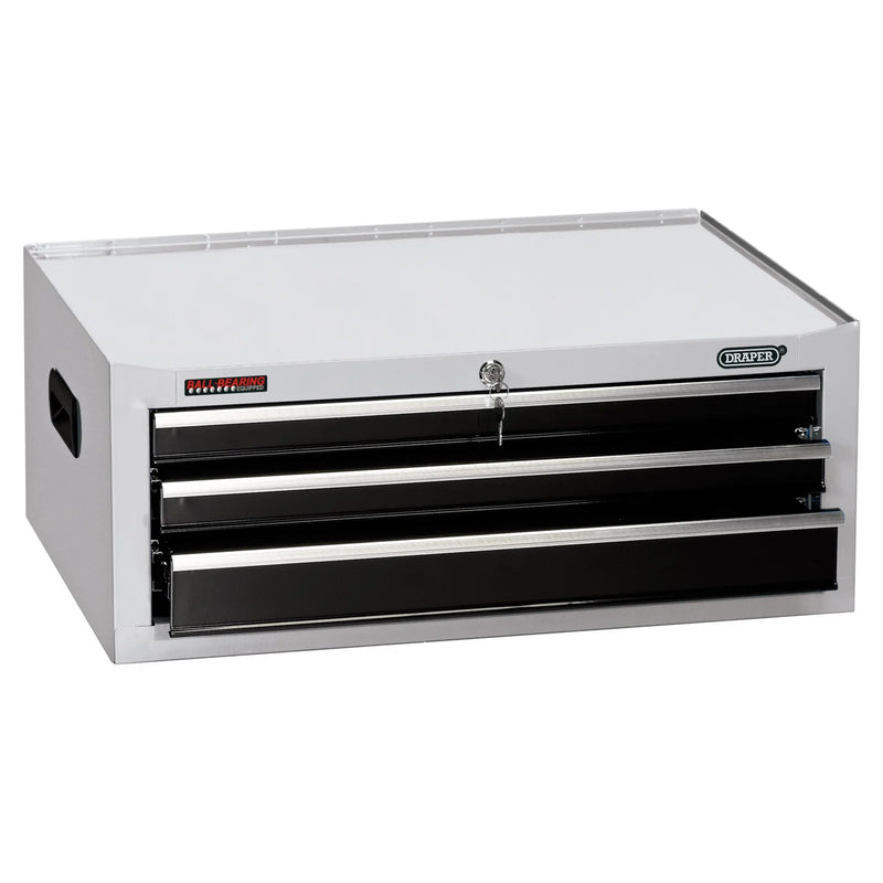 Draper Tool Chest 3 Drawer 26" Steel White