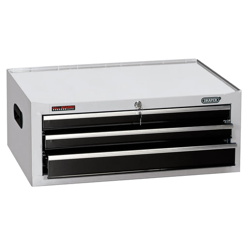 Draper Tool Chest 3 Drawer 26" Steel White