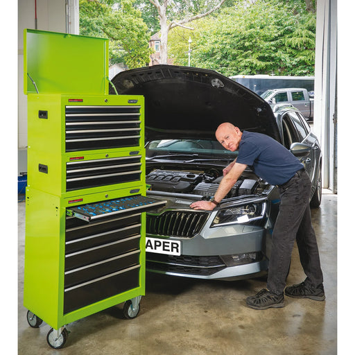 Draper Tool Chest 3 Drawer 26" Steel Green
